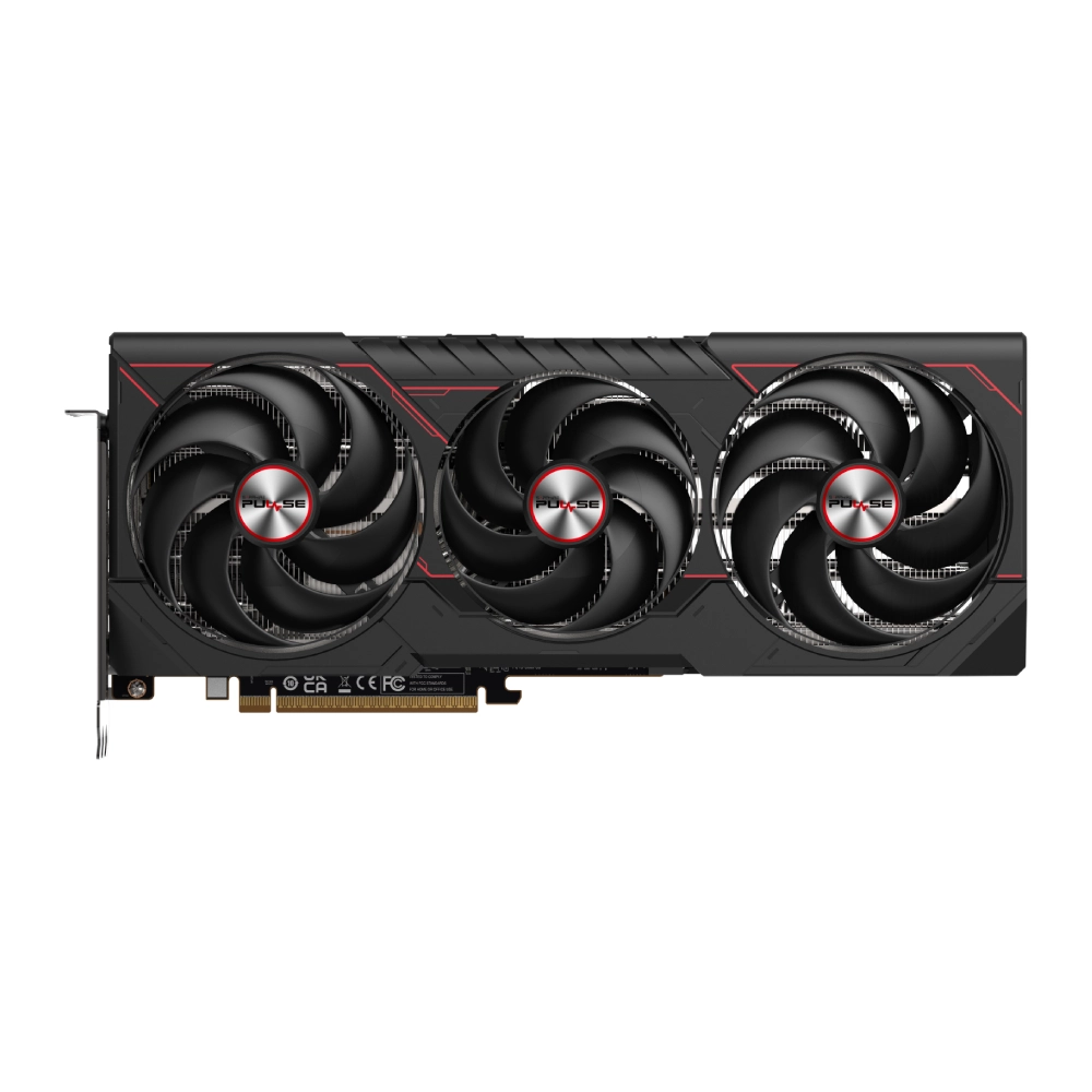 Sapphire Graphic Card Pulse RX 9070 16GB DDR6 XT Triple Fan view 2